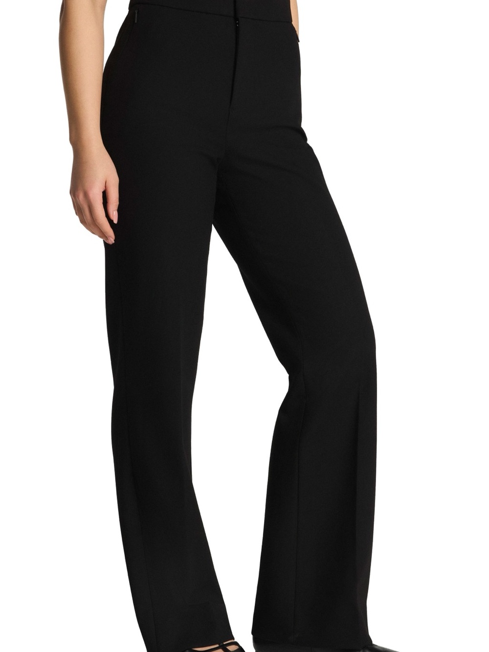 SPANXsupersmooth™ Well Suited 360 Wide Leg Pant Black M Career Workwear NWT